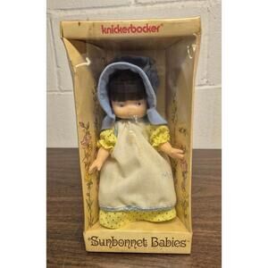 Knickerbocker Sunbonnet Babies Vintage Vinyl Doll in Original Box